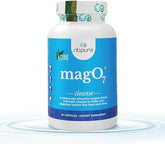 nbpure MagO7 - Natural Colon Cleanse & Detox - Occasional Constipation Relief, Stool Softening, & Bloating Support for Men & Women - Ozonated Magnesium Oxide, 90 Capsules